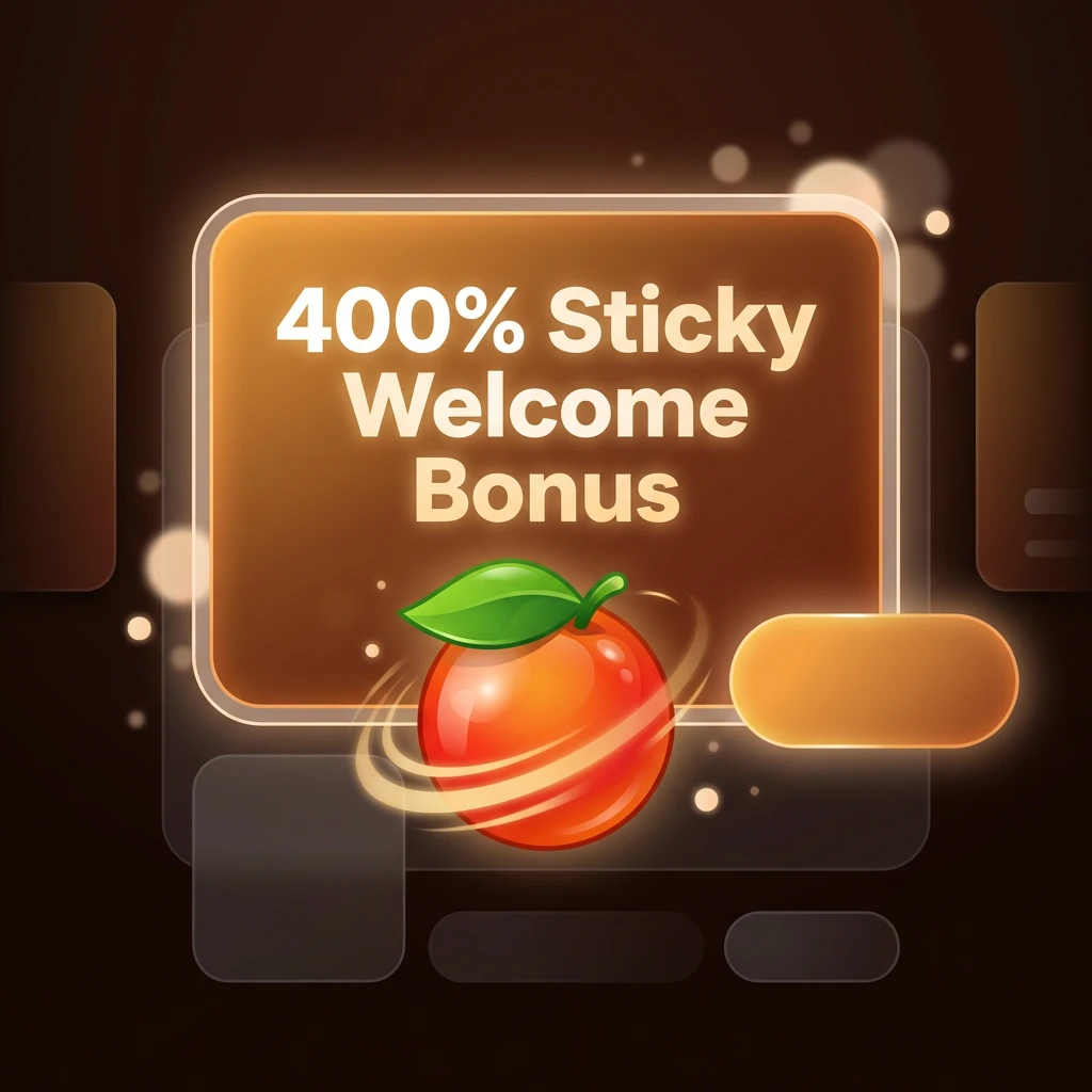 400% Sticky Welcome Bonus